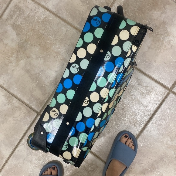 🌼 Vintage Y2K Roxy Suitcase Roxy Luggage Roxy Carry-on Rare Roxy - Picture 9 of 17